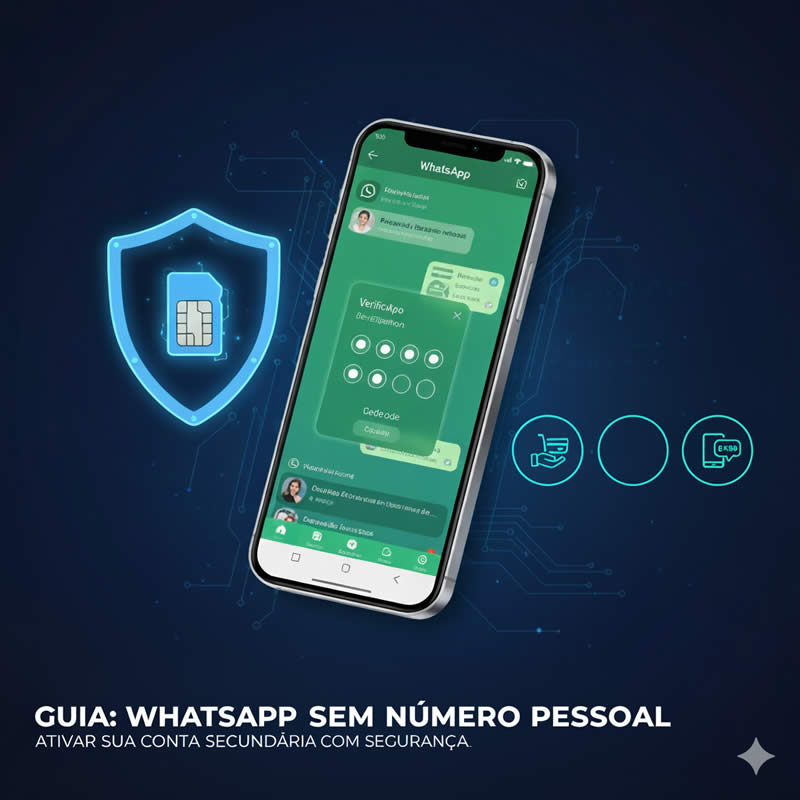 Smartphone mostrando el logo de WhatsApp, simbolizando la activación de una cuenta nueva.